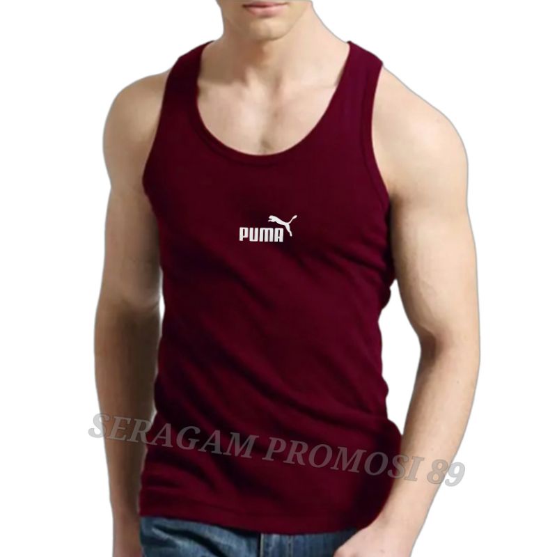 Kaos Dalam Singlet Pria PUME Singlet Distro Pria Keren Singlet Bahan Katun