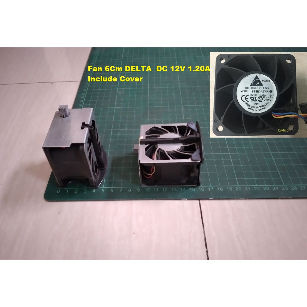 Fan 6 cm DELTA FFB0612EHE DC 12V 1.20A ball Bearing Server cooling fan