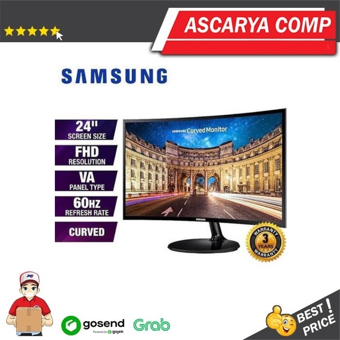 Samsung Monitor 24F390 Curved Led 24&quot; (DSUB/HDMI) C24F390