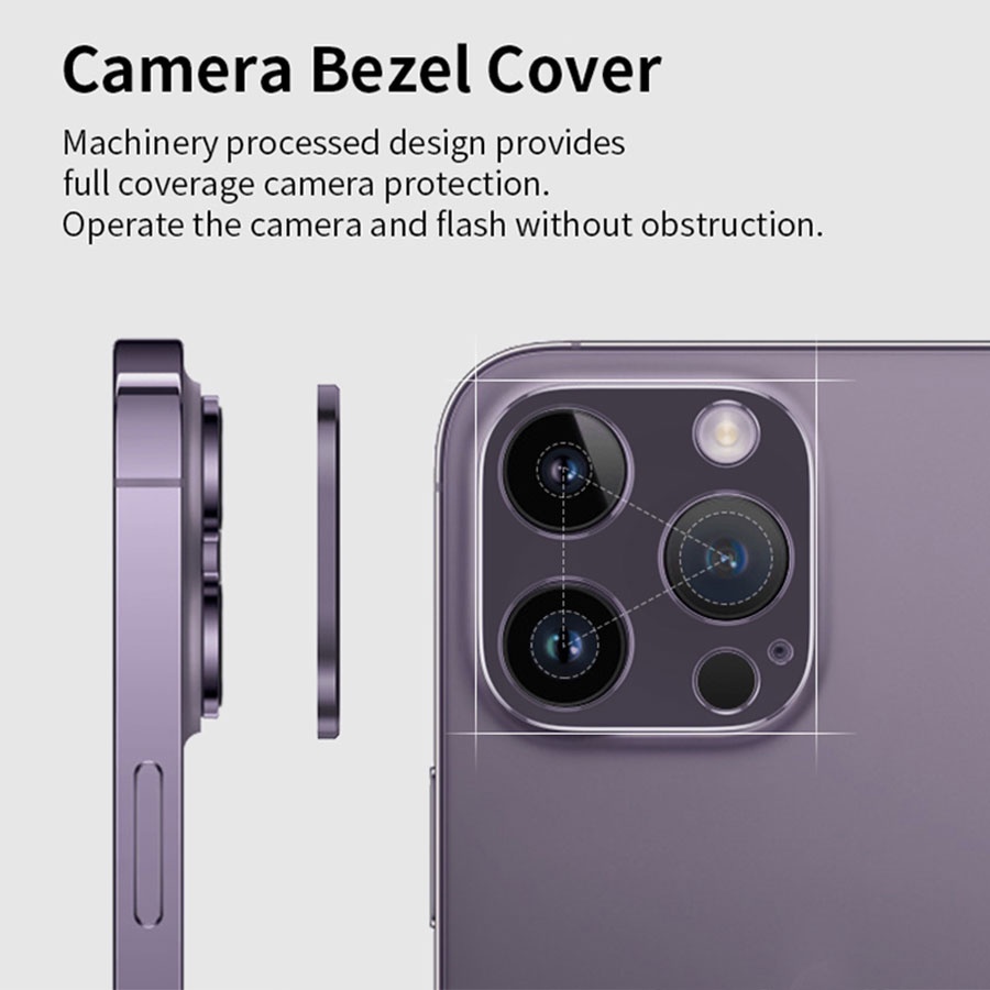 METAL FULL RING CAMERA LENS PROTECTOR KAMERA Iphone 14 pro max iphon1 14 plus