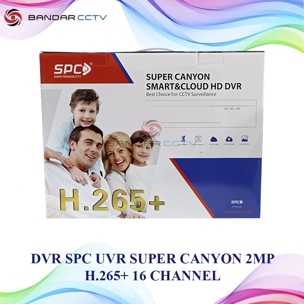 DVR SPC UVR SUPER CANYON 2MP H.265+ 16 CHANNEL