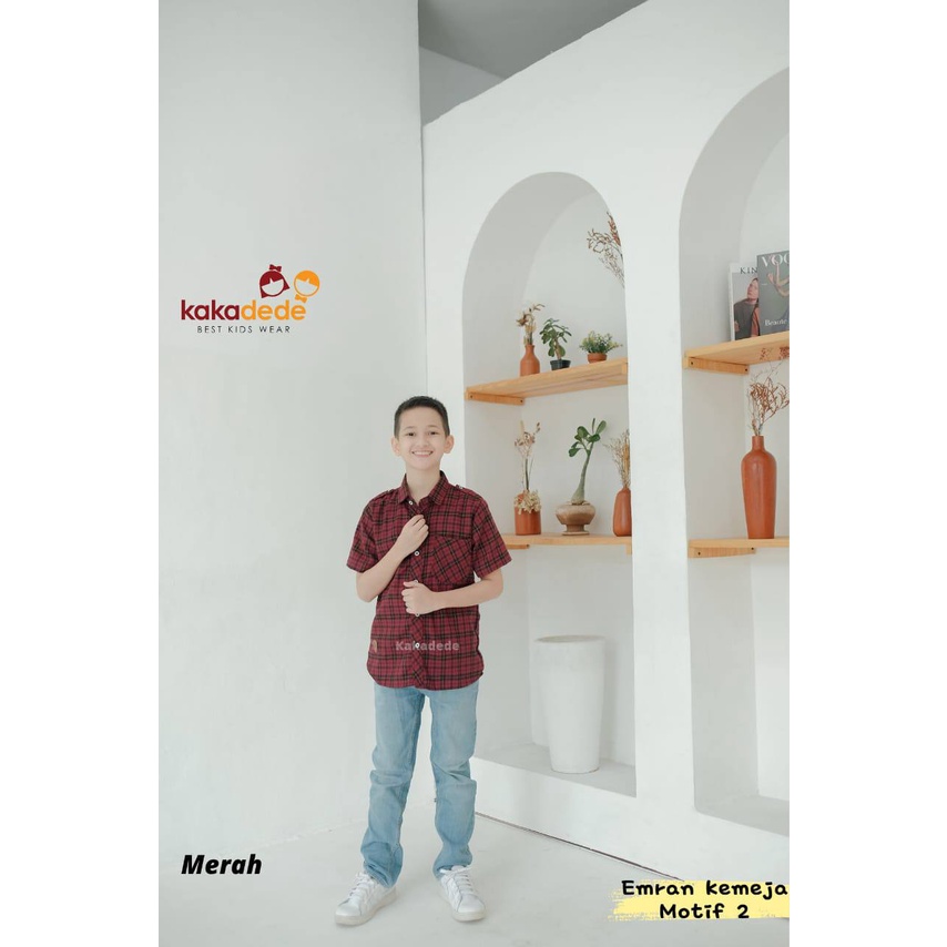 Kemeja Flanel anak Emran by Kakadede Motif 2