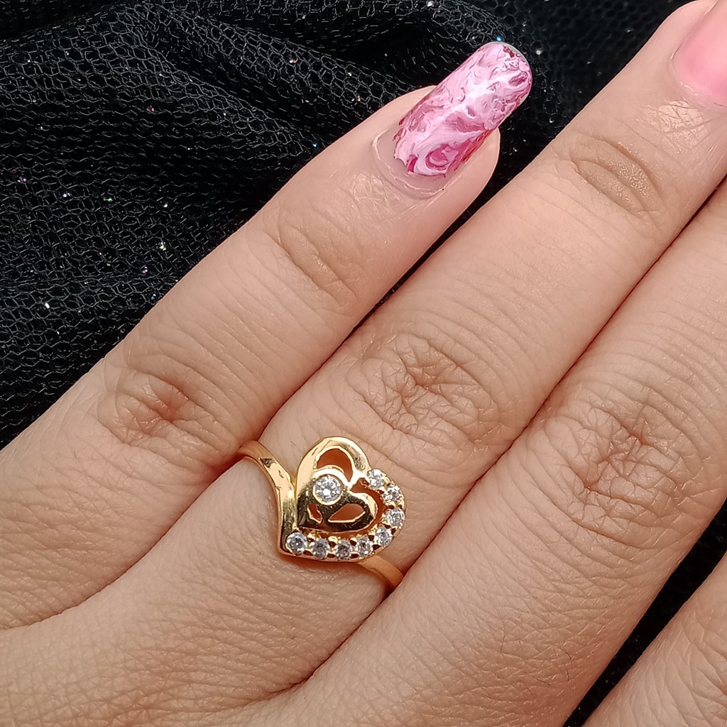 Cincin Emas 17K - 1.8 Gr Kadar 750 - 4439