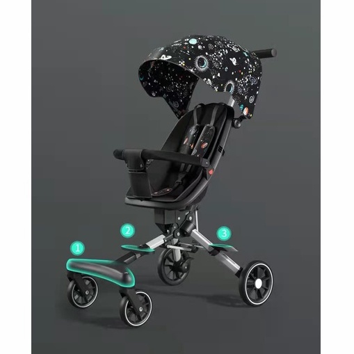 Mmflight Stroller Baby Kereta Dorong Bayi 2 Arah Lipat Stroller Cabin Size Traveling Dapat Dilipat