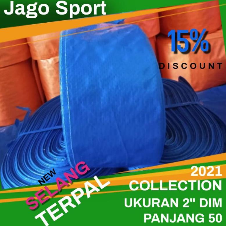 SELANG TERPAL PLASTIK 2 DIM 50 METER/ SELANG PLASTIK 2 DIM/ SELANG TERPAL 2 INC / SELANG DRIP IRIGAS