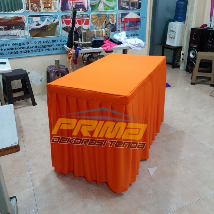 COD COVER SARUNG TAPLAK MEJA PRASMANAN KOTAK REMPEL MEJA INM PRIMA DEKORAS