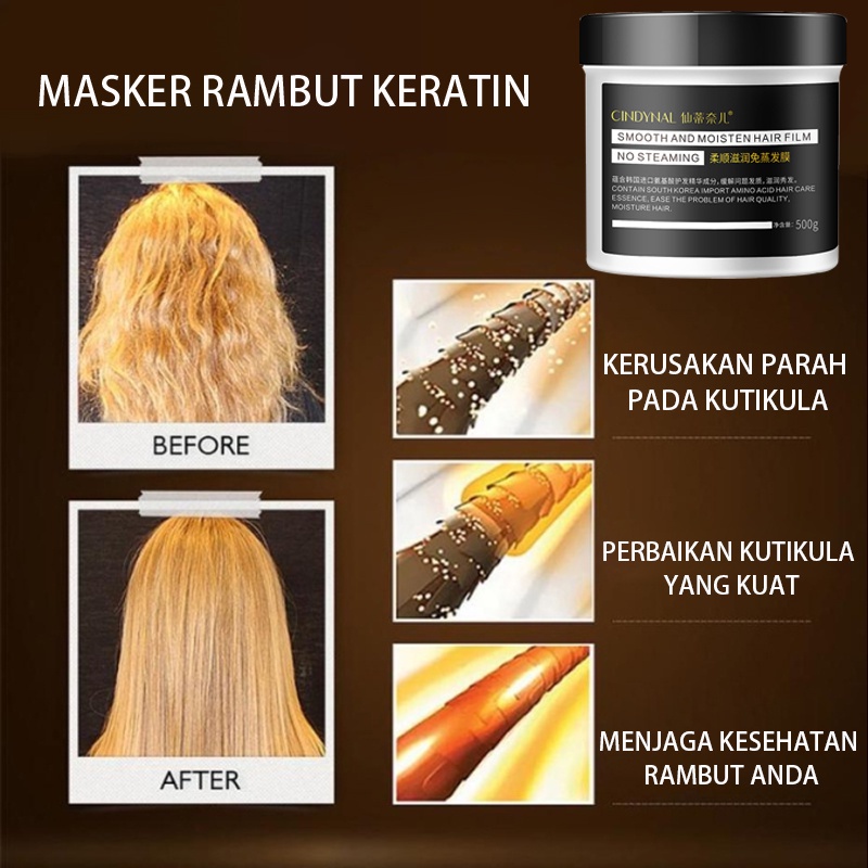 ORIGINAL IMAGE Hair Mask Smooth Moisten Hair Film Masker Rambut Treatment Creambath Hair Mask Pelurus Rambut Tanpa Catok