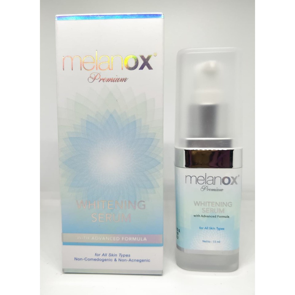 Melanox Premium Whitening Serum 15ml | Serum Wajah | Serum Glowing | Mencerahkan | Serum Pencerah |