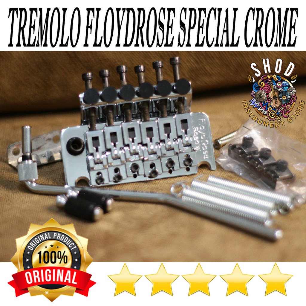 Tremolo Updown Floyd rose special CROME Tremolo Floydrose Original - Not Tremolo Edge Zero Tremolo E