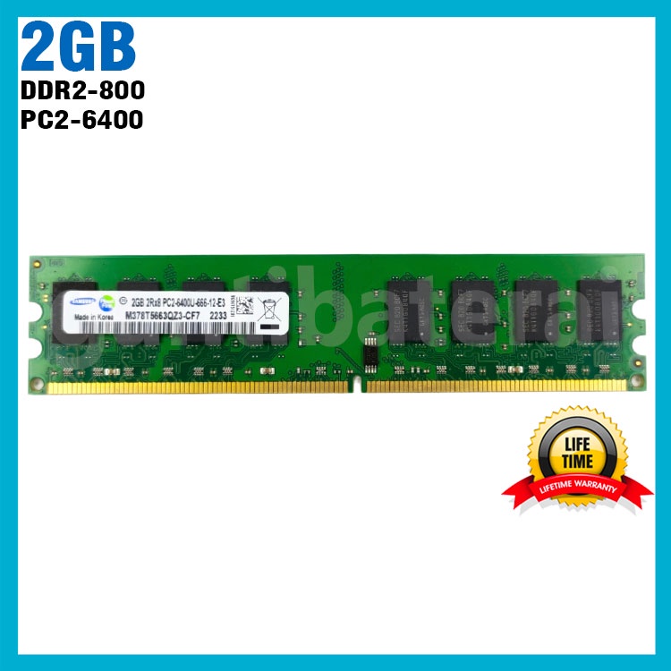 Longdimm Ram PC Komputer 2GB PC2-6400 800 MHz