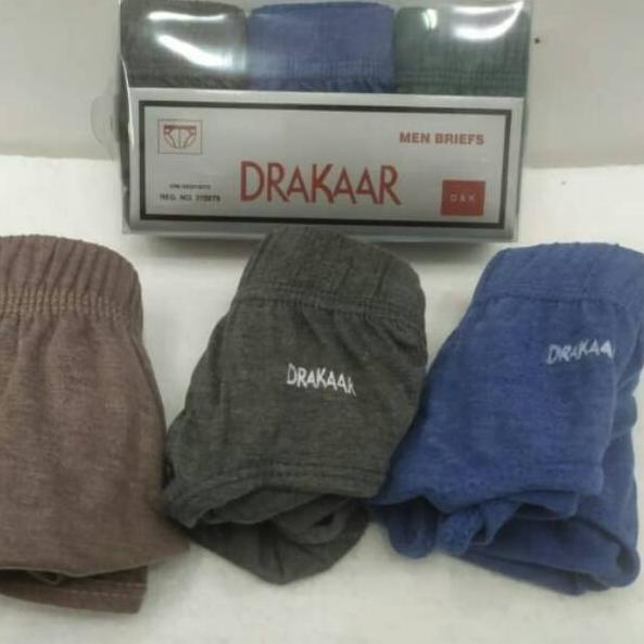 [KODE 77]  CELANA DALAM PRIA DRAKAR MIKA ISI 3 PCS WARNA TUA/SEMPAK MURAH/SEMPAK  PRIA BAGUS MURAH/