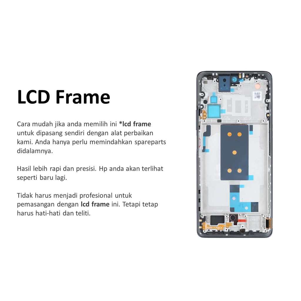 (ORIGINAL 100% XIAOMI) LCD + FRAME XIAOMI MI 12T 5G