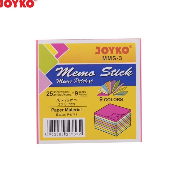 

Code d2D7p Memo Stick Sticky Note Kertas Memo Memo Tempel Joyko MMS-3