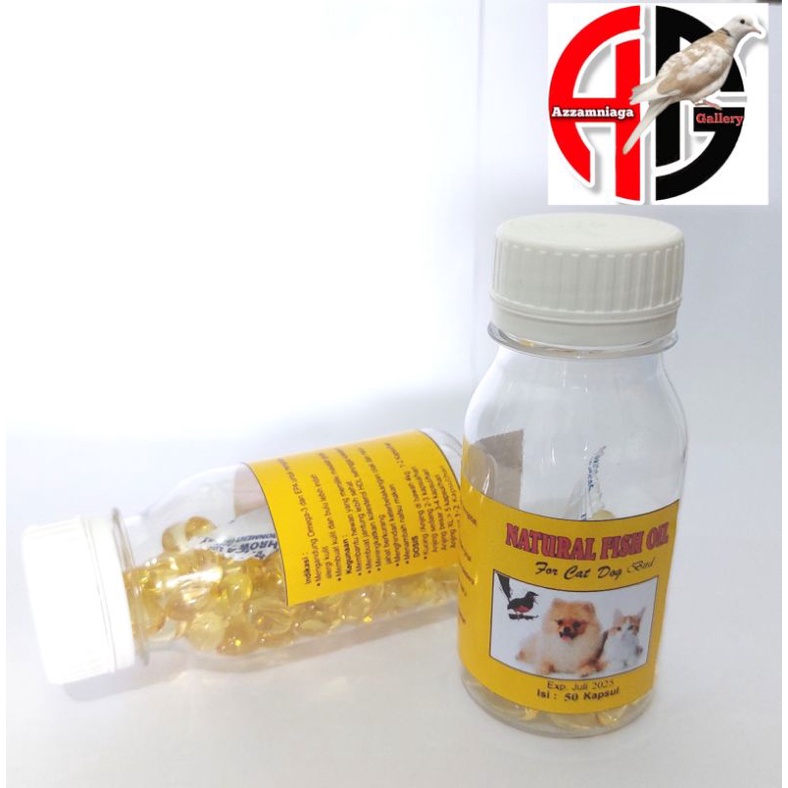 MINYAK IKAN FISH OIL VITAMIN KUCING, Burung, Anjing,hamster ,kelinci dll