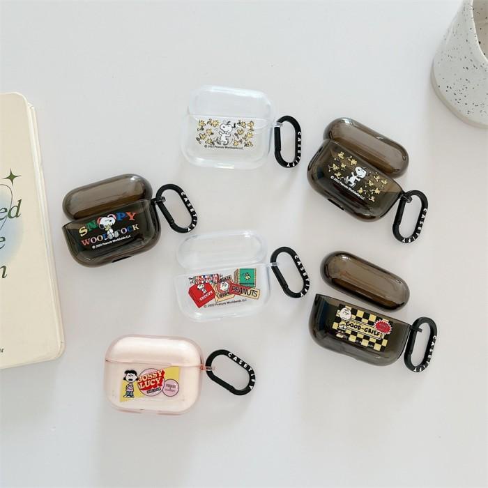 

Snoopy Peanuts Case Tify Soft Case Airpods Gen 1 2 3 Pro Cover Casing