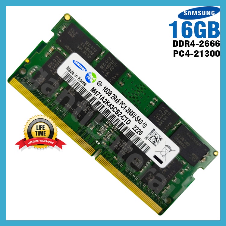 SODIMM RAM LAPTOP DDR4 16GB PC4-2666 2666 MHZ