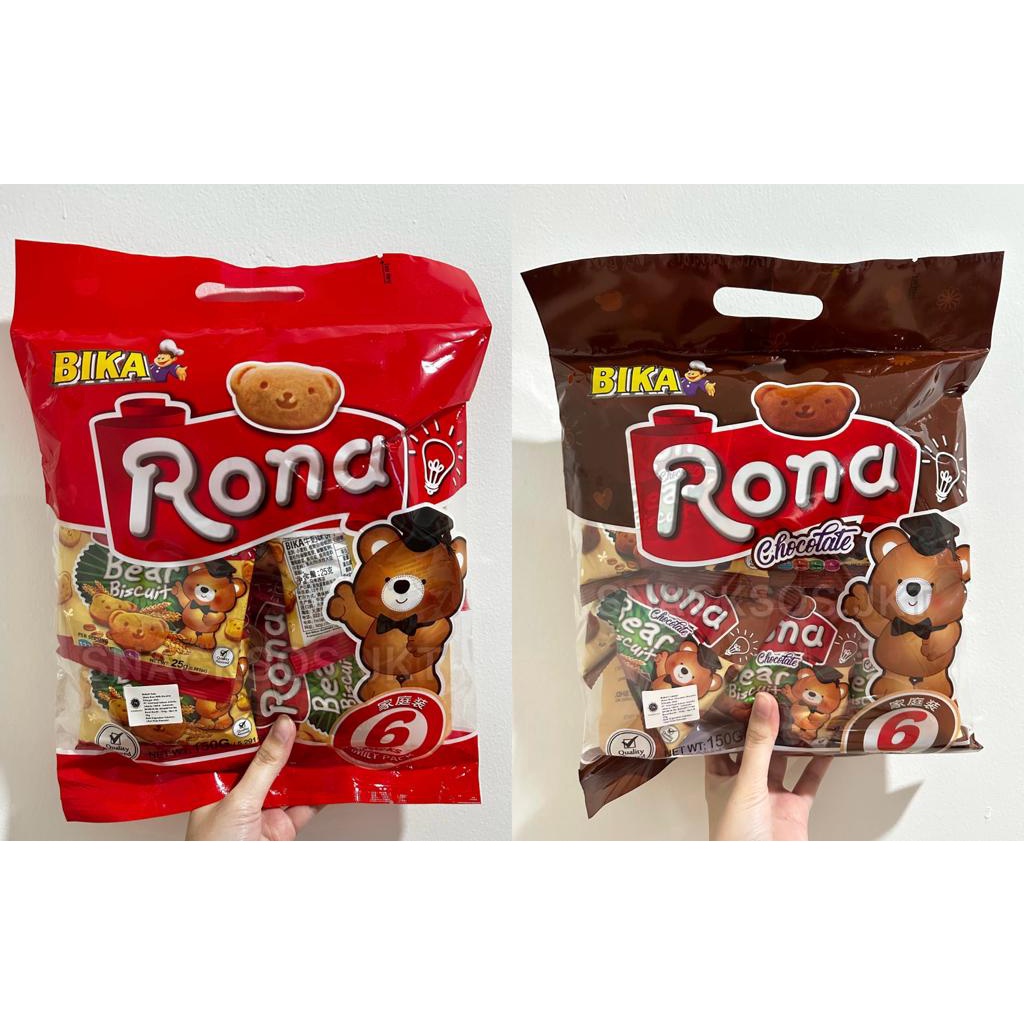 

BIKA RONA BEAR BISCUIT CHOCOLATE / MILK - BISKUIT