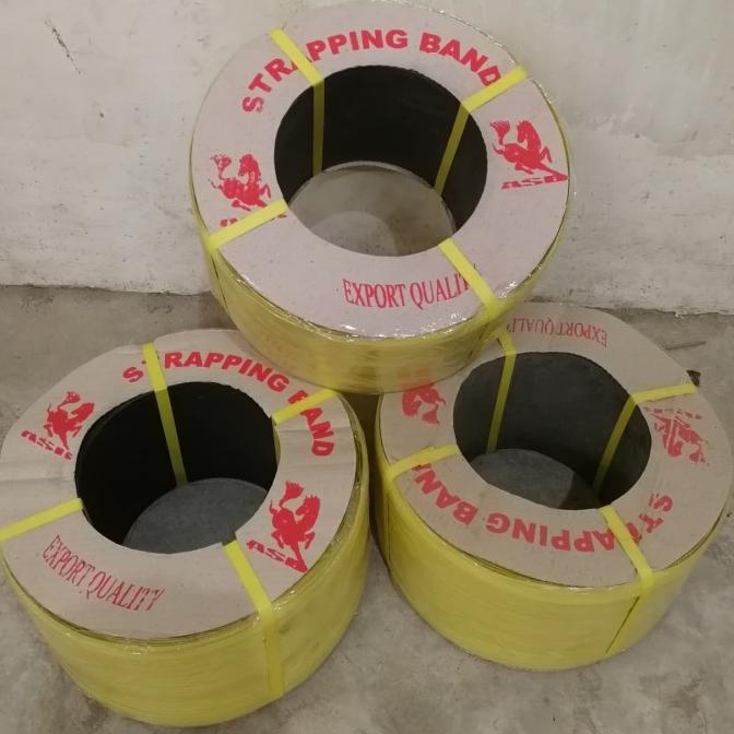 

PP Strapping Band / Tali Packing Grade ORI 12mmx0.6mm 10kg(1800m)/rol PROMO