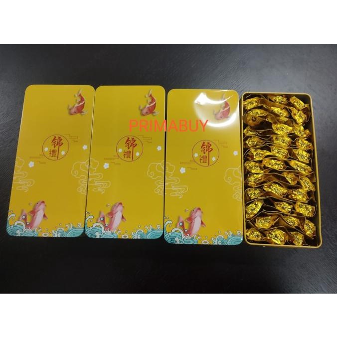 250g Chinese Tea Teh Cina Gift Box kaleng Tie Guan Yin Premium 33s