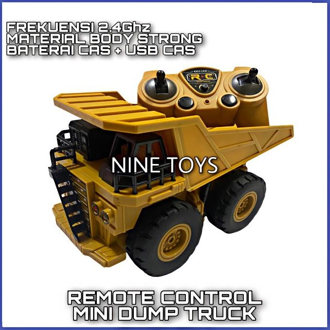 Rc Dump Truck Remote Control Truck Contruction Truk Pasir [Cod]