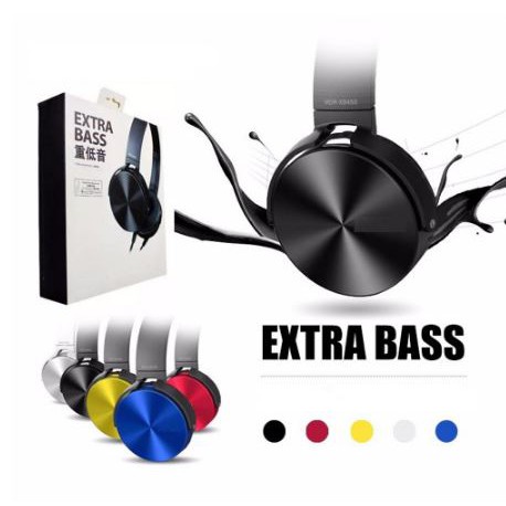 HEADSET HEADPHONE BANDO XTRA BASS BRANDED MUSIC TELEPON SUARA AUDIO VD