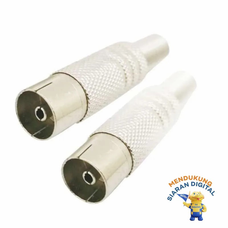 Female Jack Antena TV Besi Buntut Per Lentur Jack Tv Besi Kontra Anten