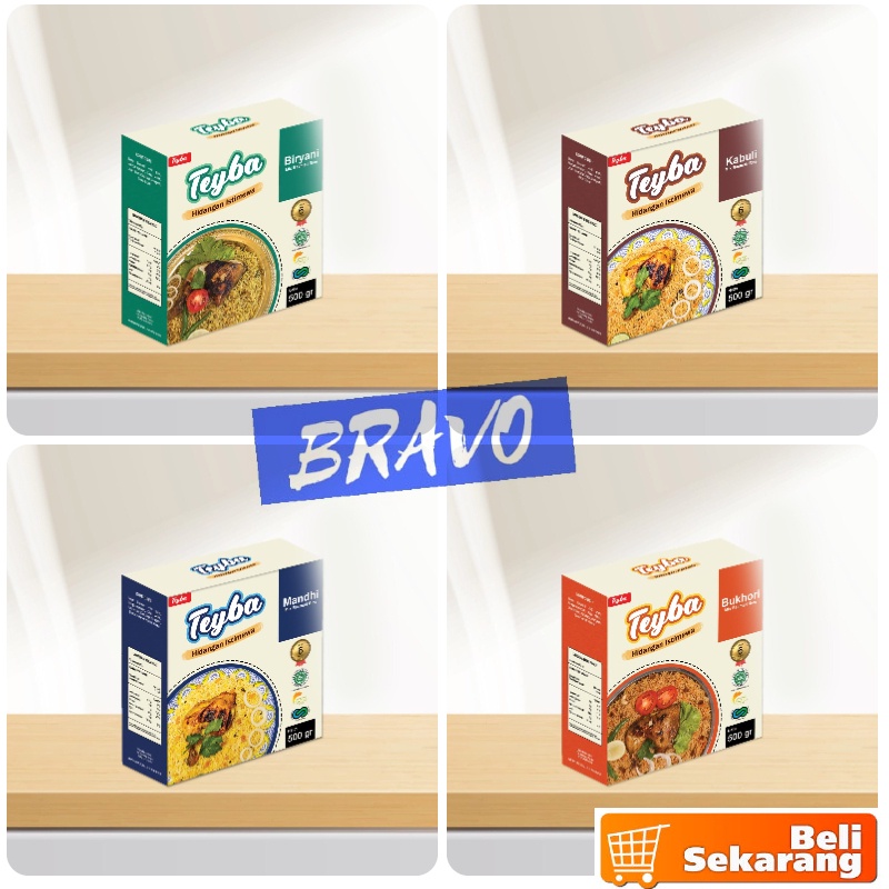 

Teyba Mix Basmati Rice 450/525 gr (Mandi,Biryani,Kabuli,Bukhori) - Basmati Rice Instant
