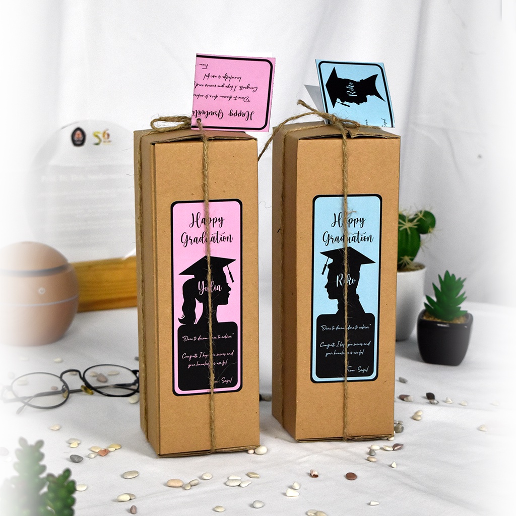 Hampers Wisuda Custom/Kado Wisuda/Hampers Tumbler Custom/Hadiah Graduation/Kado Cewek/Kado Cowok