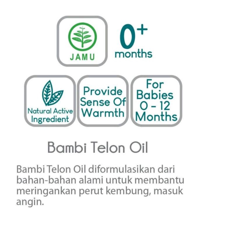 Bambi Baby Minyak Telon 60ml