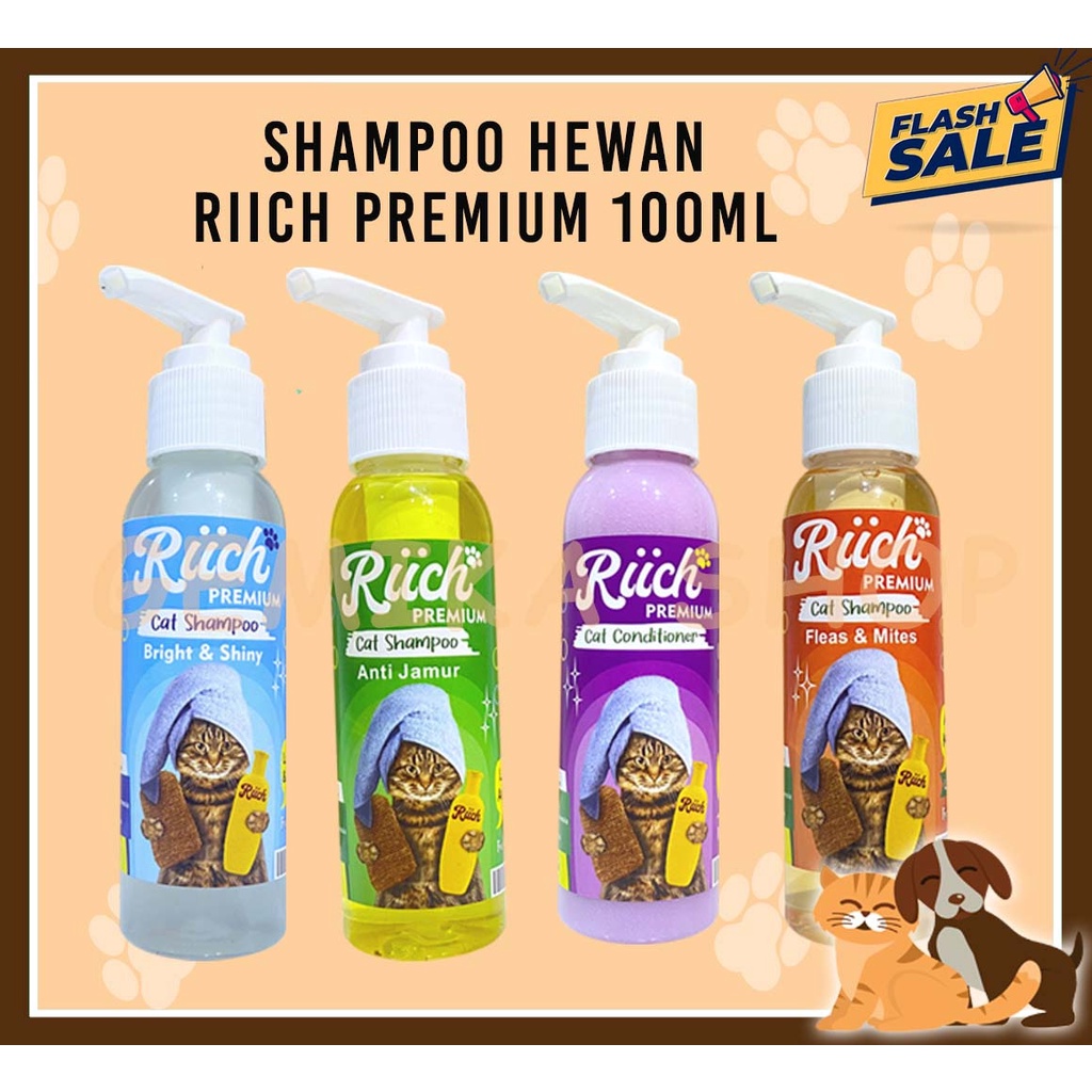 SHAMPOO HEWAN RIICH 100ML [ SHAMPOO KUCING ]