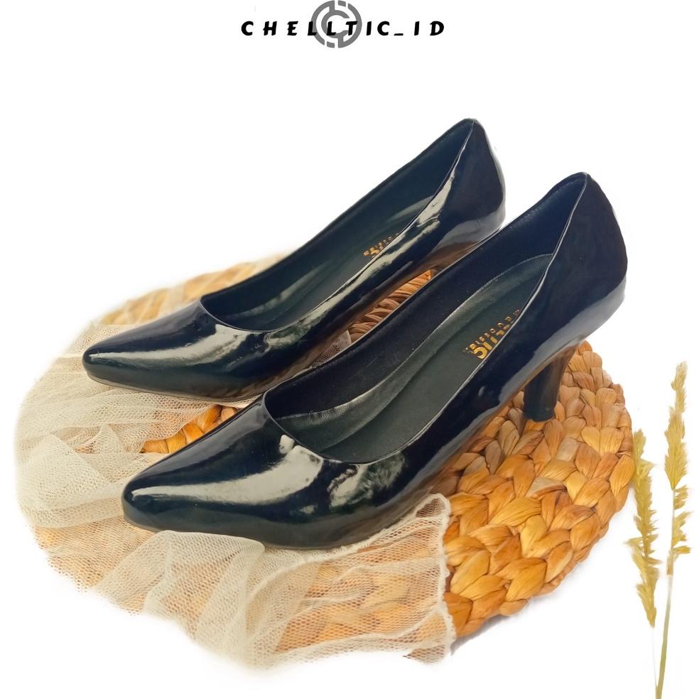 TERBAIK Sepatu Pantofel Heels Kerja Formal Wanita 7Cm