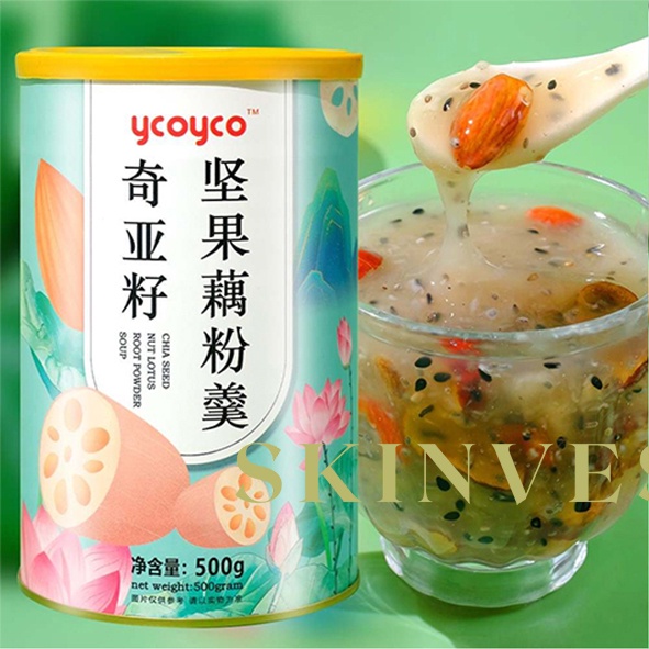 Ycoyco Qiya Nut - Oufen Lotus Root Powder Makanan Diet Healthy Food Bubuk Akar Teratai Ou fen