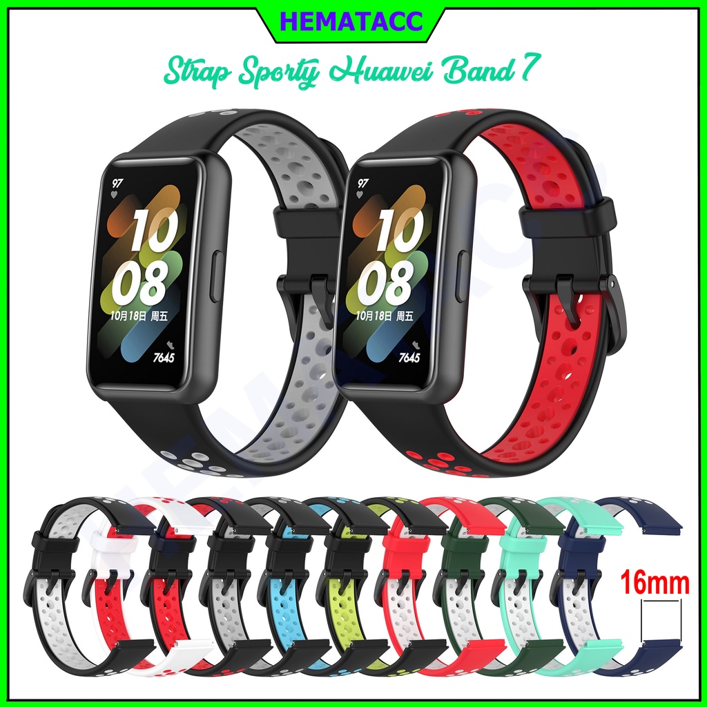 Strap Huawei Band 7 Sport Tali Jam 16mm Quick Release Anti Gerah Hematacc