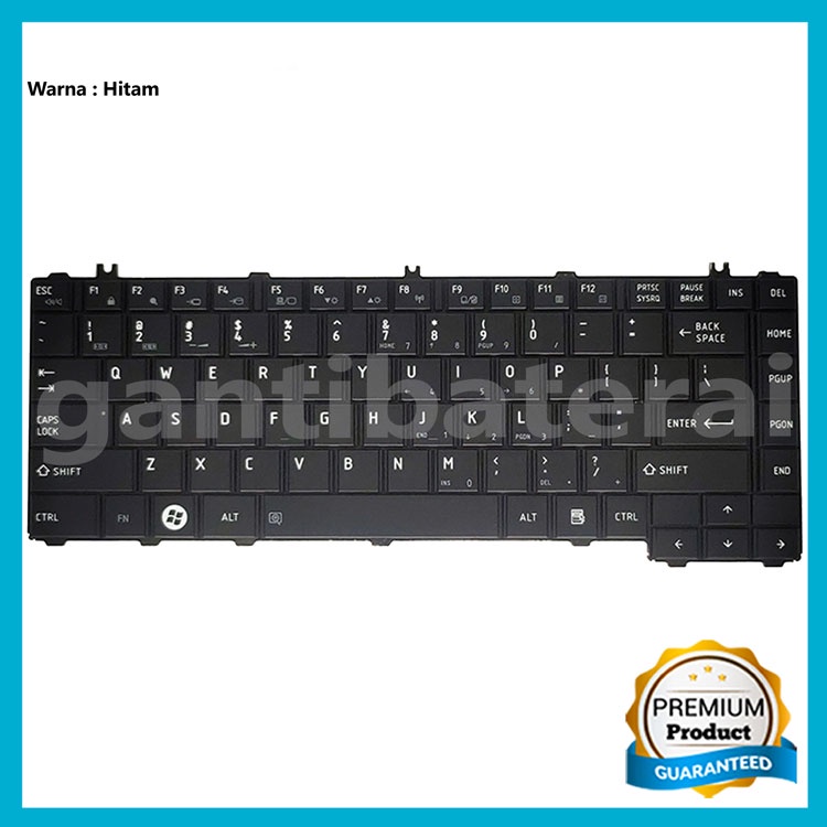 Keyboard Toshiba Satellite C600 C605 C640 L635 L730 L735 L740 L745