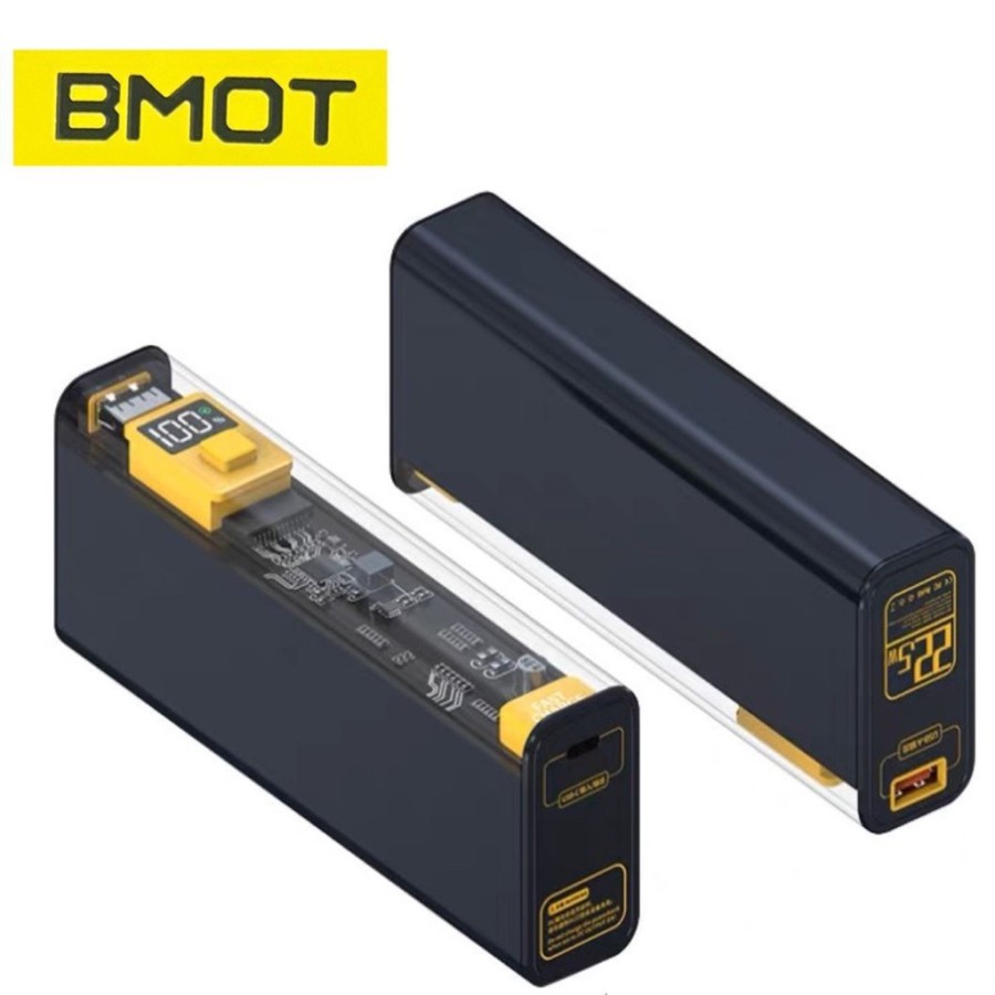 PROMO POWERBANK BMOT PT-22 168000MAH POWER BANK TRANSPARAN LED PT22 168000 BY.SULTAN