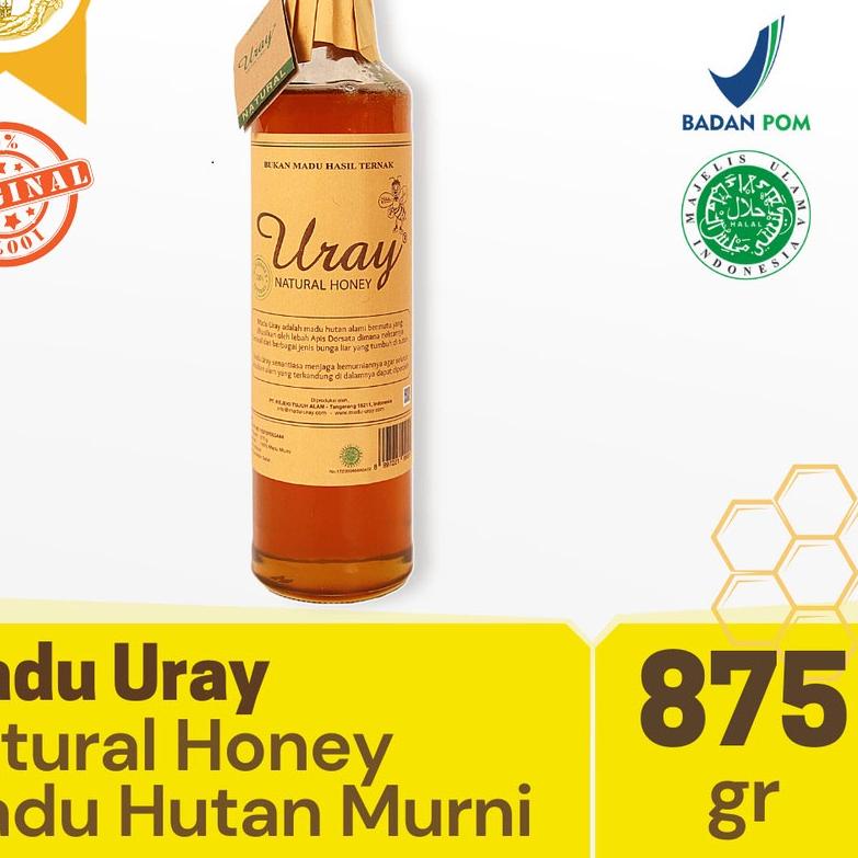 

➼ URAY NATURAL HONEY (875 GRAM) / MURNI / PURE HONEY ♥