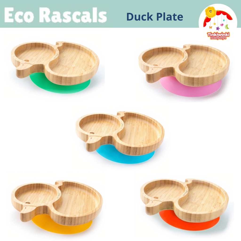 Ecorascals Bamboo Duck Plate