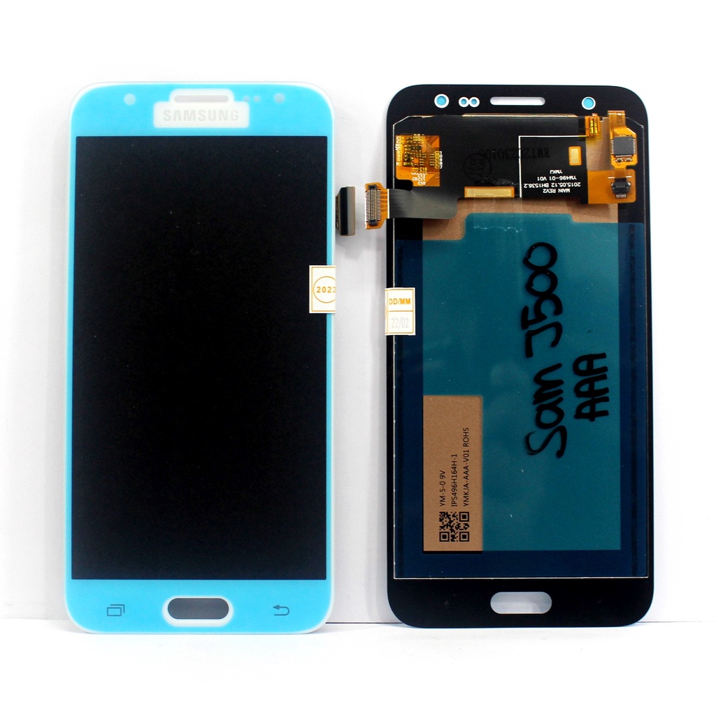 LCD LAYAR GAMBAR SAM J500 + TS_ PUTIH AAA KONTRAS GALAXY J5 2015 = J500F J500H J500G J5007
