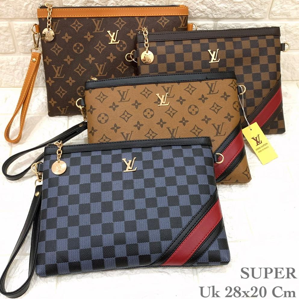 COD Clutch Selempang LV LINE Super Premium import Batam jkcvm