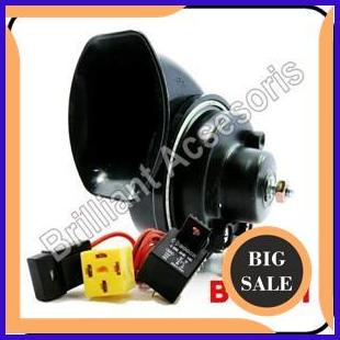 Klakson Keong Single 12v Plus Kabel Set Bosch - Joss Buat Motor - Single Suara Joss 1M4R23 onderdil