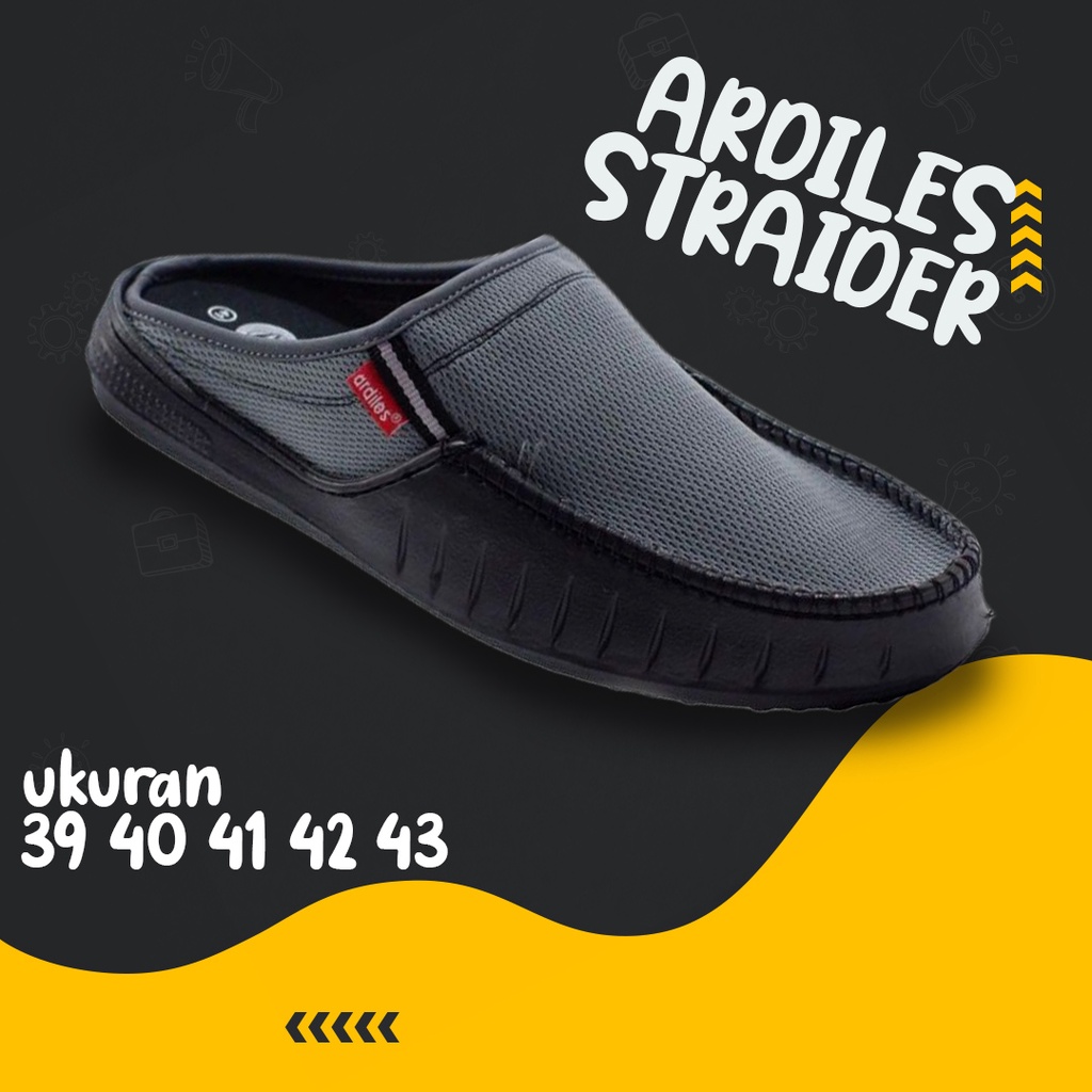 Sepatu Pria Ardiles LIMITED EDITION, Model ALTE , Nyaman Ringan Biru Dan Hitam