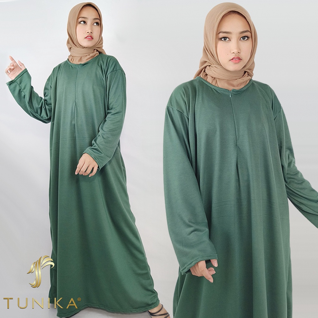 Zea Dress Babyterry - Baju Gamis Jumbo Wanita - Dress Muslim - Gamis Dewasa - Tunika
