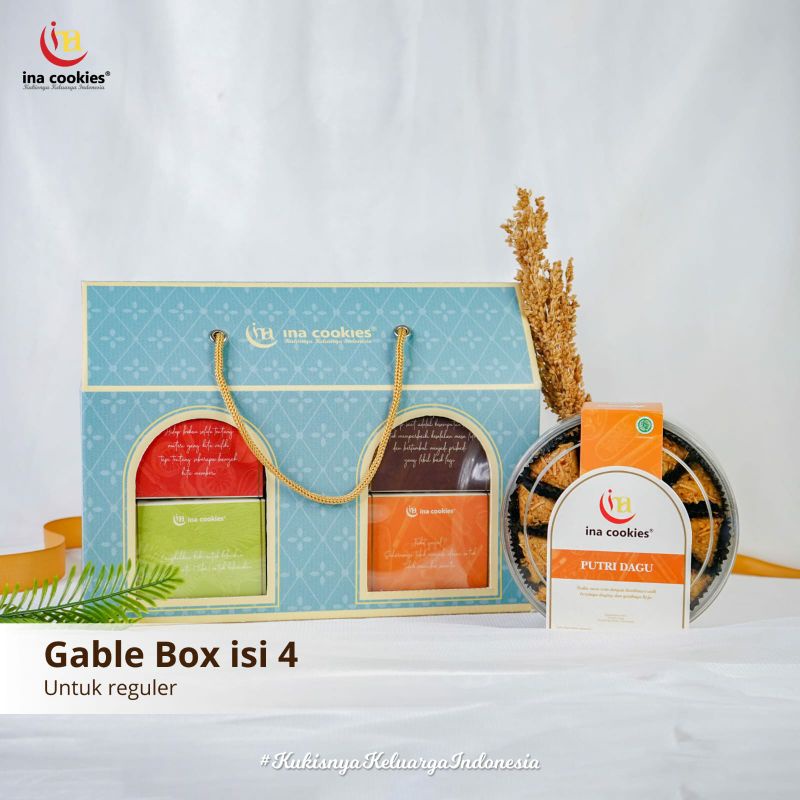 

hampers gable box inacookies kue kering isi 4 reguler