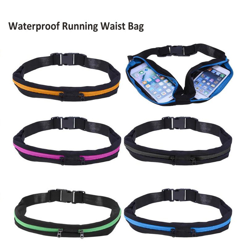 Tas lkat Pinggang olahraga Lari/ TAS JOGGING TAS SABUK DOMPET HP Handphone POCKET RUNNING SPORT