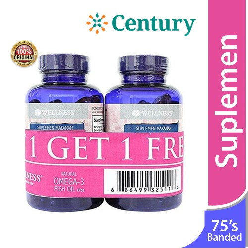 Wellness Omega-3 Fish Oil 75's Banded