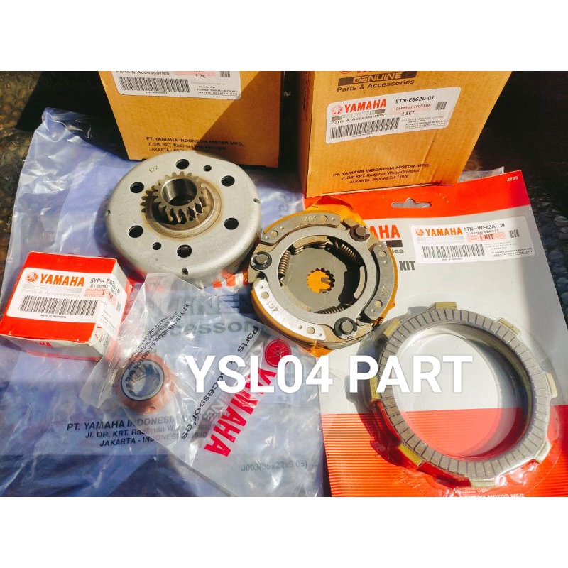 Mangkok ganda 18t komplit plus ganda assy juptier z/jupiter burhan/vega r/vega r new crypton ori