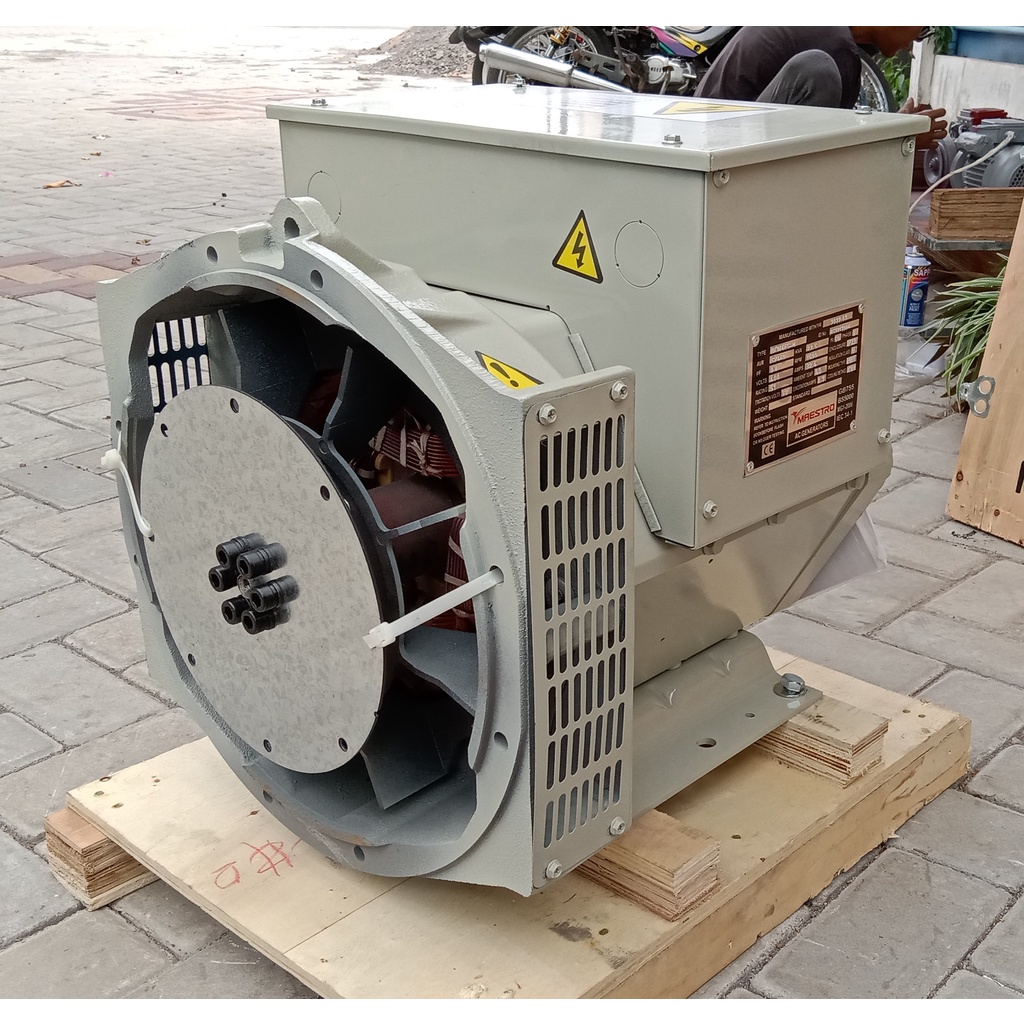 Copy Stamford 22,5 kva 18kw Dinamo Genset Alternator Generator Maestro - Single Bearing