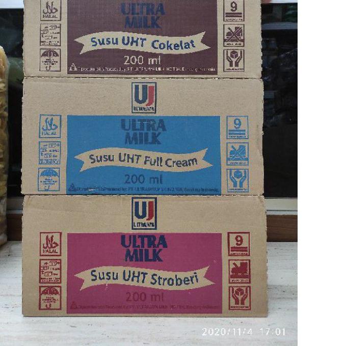 

➬ Susu ultra Milk 200ML 1 dus isi 24 pcs ❀