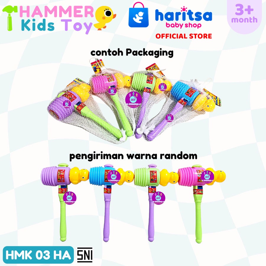 Mainan Anak Palu Mukul Bunyi / Hammer Kids toys OCT 528