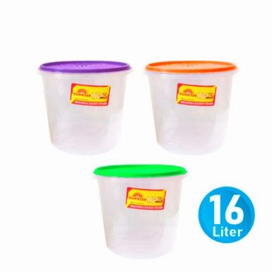 DM - Toples Krupuk Rambak Sealware Bulat Susan 16 Transparan